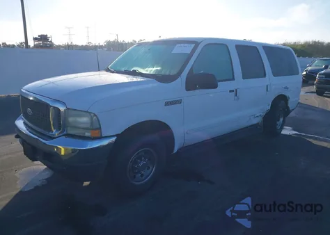2000 Ford Excursion Xlt z USA, uszkodzony, nr VIN 1FMNU40L4YEA90632